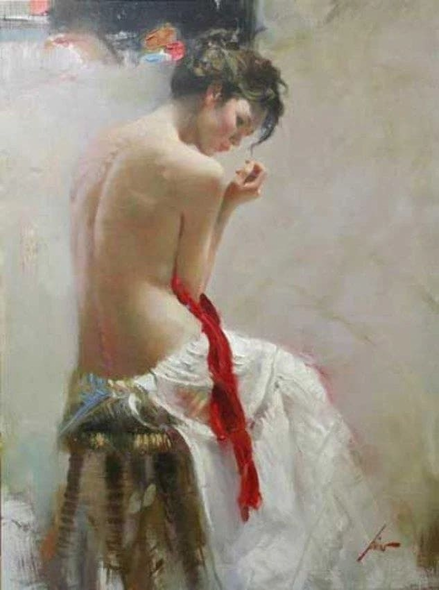 Pino Signed Limited Edition Canvas Giclee: "Purity"