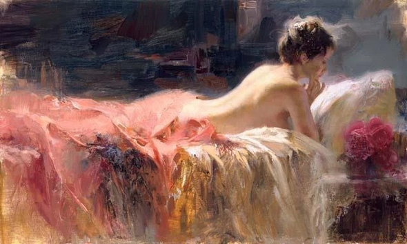 Pino Signed Limited Edition Canvas Giclee: "Soft Light"