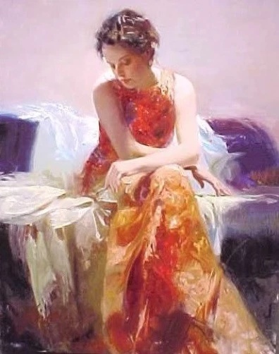 Pino Signed Limited Edition Canvas Giclee: "SOLACE"