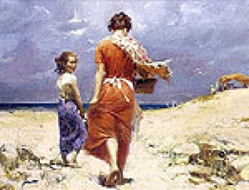 Pino Signed Limited Edition Canvas Giclee: "Summer Retreat"