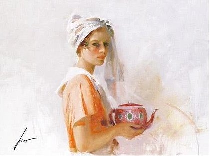 Pino Signed Limited Edition Giclee on Paper Print: "THE GIFT" Pino Signed Limited Edition Giclee on Paper Print: "THE GIFT"