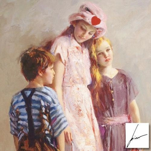 Pino Signed Limited Edition Canvas Giclee: "THE SPIRIT OF LOVE" Pino Signed Limited Edition Canvas Giclee: "THE SPIRIT OF LOVE"