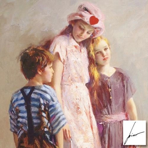 Pino Signed Limited Edition Canvas Giclee: "THE SPIRIT OF LOVE"