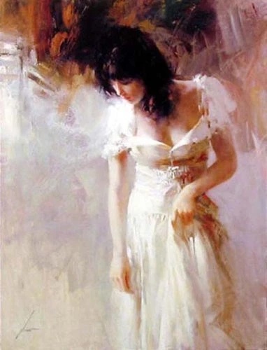 Pino Signed Limited Edition Canvas Giclee: "WHITE RHAPSODY"