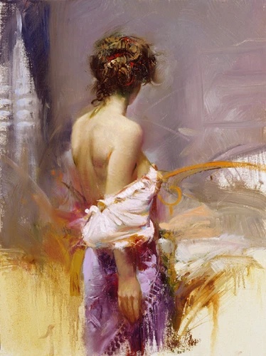 Pino Signed Limited Edition Embellished 26x20 Canvas Giclee: "Twilight"