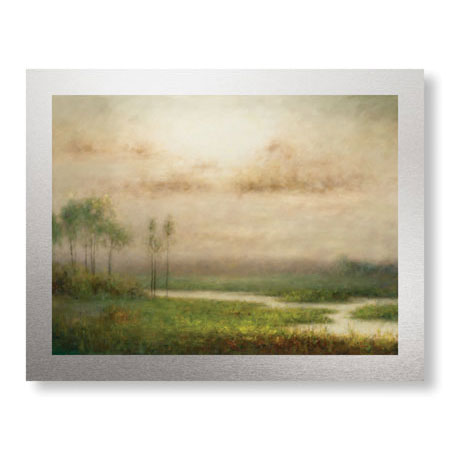 Quan Yong Xu Limited Edition Ready to Hang Giclee on Brushed Aluminum: "Countryside I"