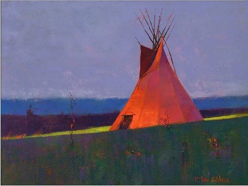 R. Tom Gilleon Limited Edition Canvas Giclee:"First Light"