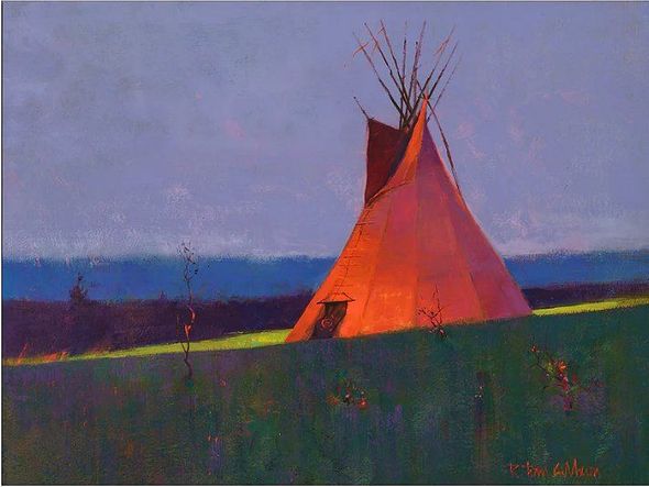 R. Tom Gilleon Limited Edition Canvas Giclee:"First Light"
