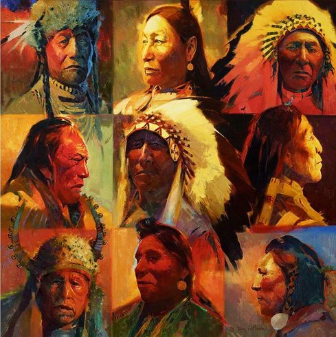 R. Tom Gilleon Limited Edition Canvas Giclee:"Blood Brothers II"