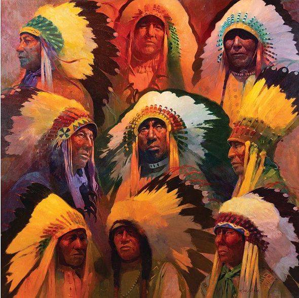 R. Tom Gilleon Limited Edition Canvas Giclee:"Innocents in a Sense"