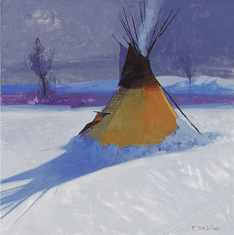 R. Tom Gilleon Limited Edition Canvas Giclee:"Winter Shadow"
