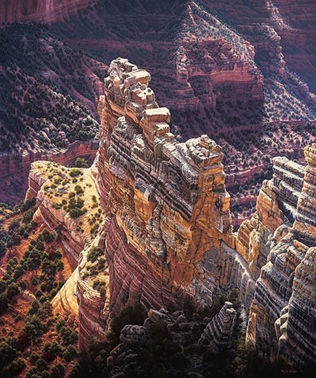 R.W. Hedge Limited Edition Museum Quality Canvas Giclée: "Heart of Gold"