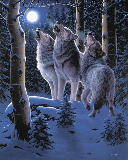 R.W. Hedge Limited Edition Museum Quality Canvas Gicl&eacute;e: "Midnight Clear"