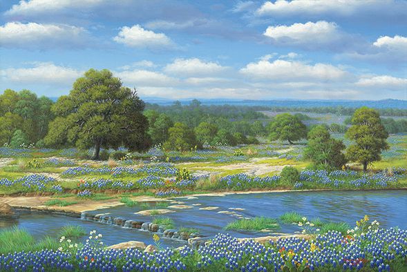 R.W. Hedge Limited Edition Museum Quality Canvas Gicl&eacute;e: "Squaw Creek in Mason County"