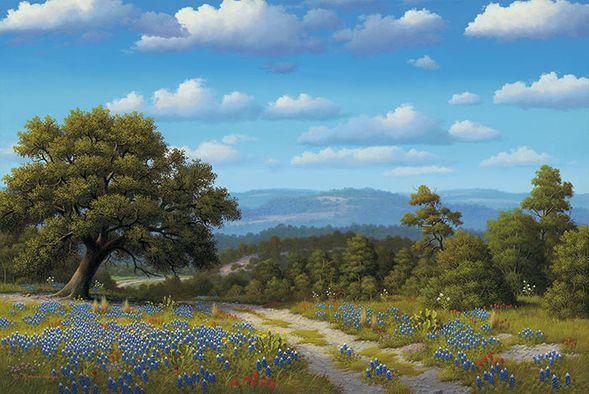 R.W. Hedge Limited Edition Museum Quality Canvas Gicl&eacute;e: "Texas Treasures"