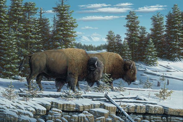 R.W. Hedge Limited Edition Museum Quality Canvas Giclée: "The Journey"