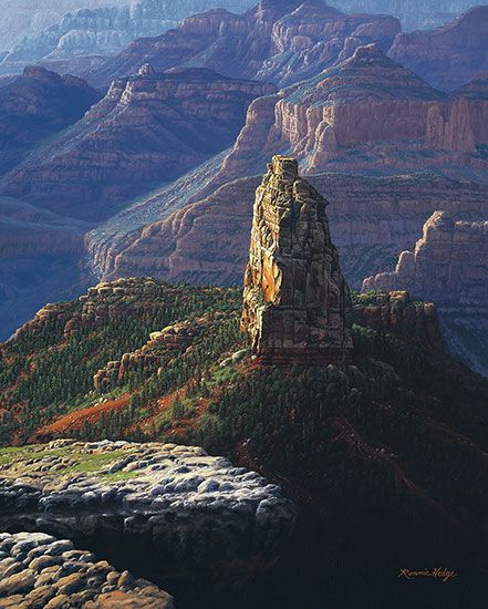 R.W. Hedge Limited Edition Museum Quality Canvas Gicl&eacute;e: "The Watchtower"