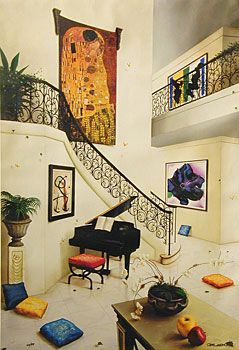 Rafael Quevedo Orlando Handsigned and Numbered Limited Edition Giclee on Canvas:"A New Day"