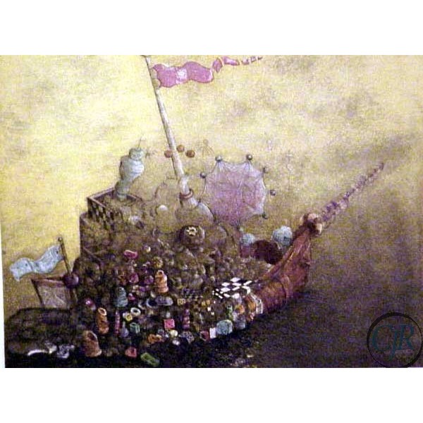 Raffi Kaiser Lithograph on Paper:"Dawn"