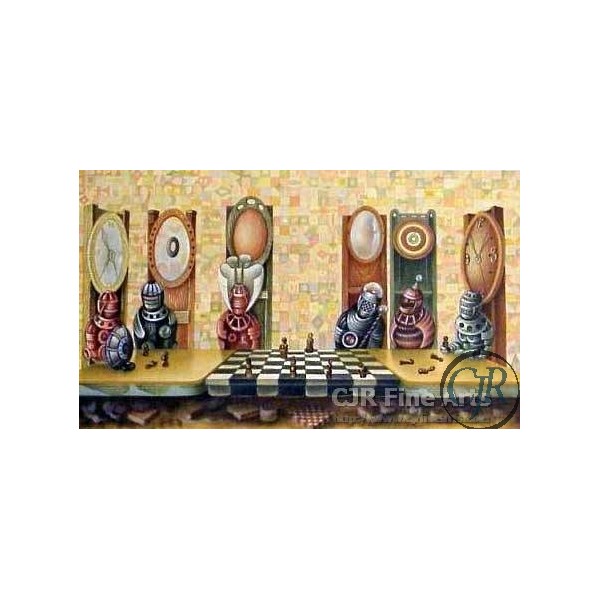 Raffi Kaiser Lithograph on Paper:"Game of Kings (Seven Print Set)"