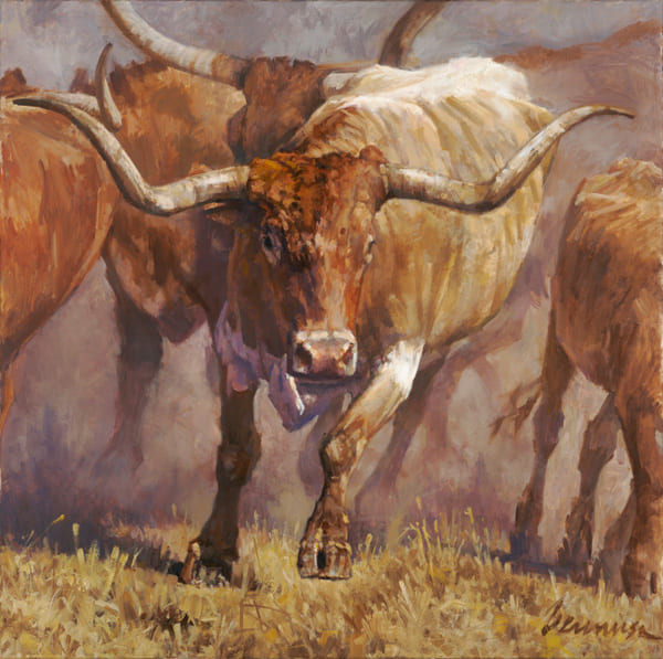 RAGAN GENNUSA 48X48 Secondary Market Art: "TEX GCNV"