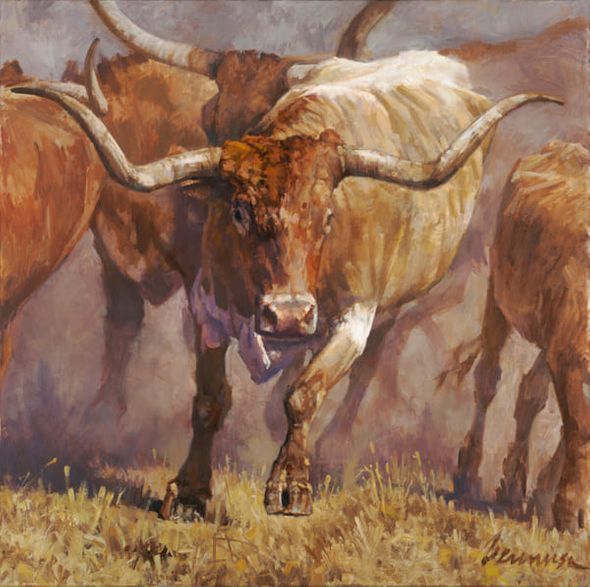 RAGAN GENNUSA 48X48 Secondary Market Art: "TEX GCNV"
