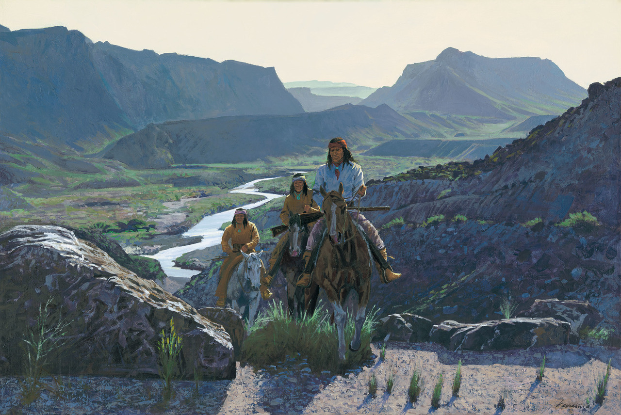 Ragan Gennusa Limited Edition Canvas:"Across the Rio Grande"