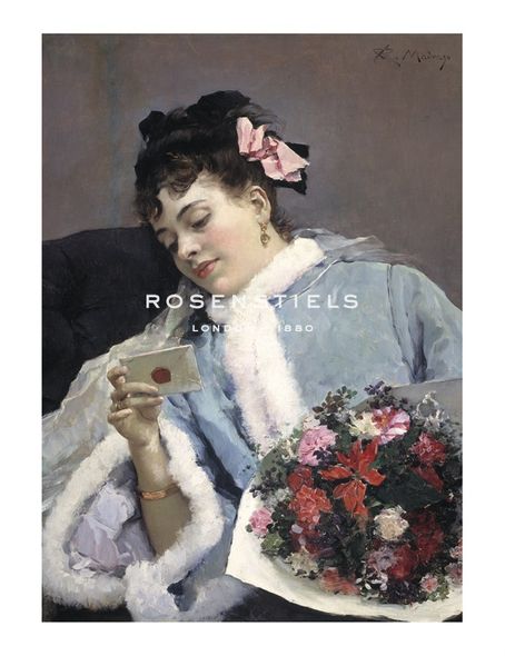 Raimundo de Madrazo Y Garetta Hand Numbered Limited Edition Print on Paper :"The Love Letter"