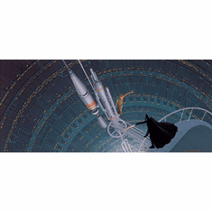 Ralph McQuarrie Limited Edition Star Wars Giclee on Canvas:"Sword Fight on Antenna"