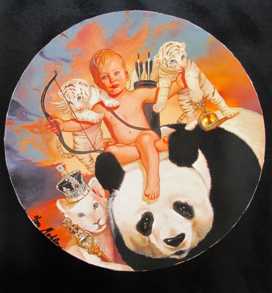 Ralph Wolfe Cowan Limited Edition Giclee on Canvas:"Prince Of The Animal Kingdom"