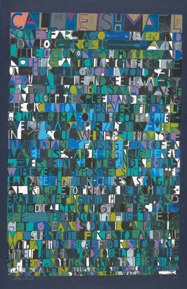 Randall Enos Handsigned & Numbered Limited Edition Giclee on Paper:"Call Me Ishmael"