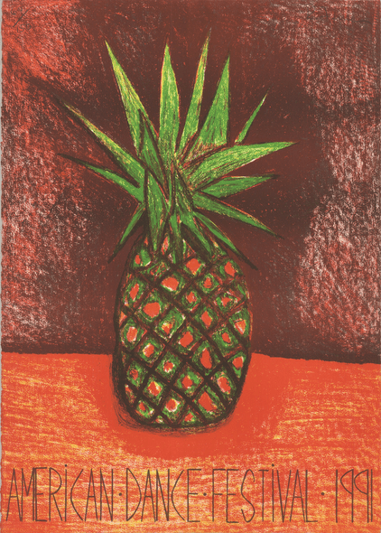 Raphael Ferrer Rare Vintage Artist Signed Serigraph: "American Dance Festival 1991"