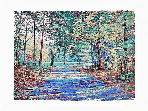Raymond Byram Limited Edition Hand Pulled Serigraph on Paper: "�MORNING LIGHT""