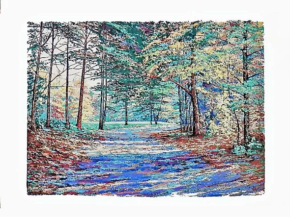 Raymond Byram Limited Edition Hand Pulled Serigraph on Paper: "�MORNING LIGHT""