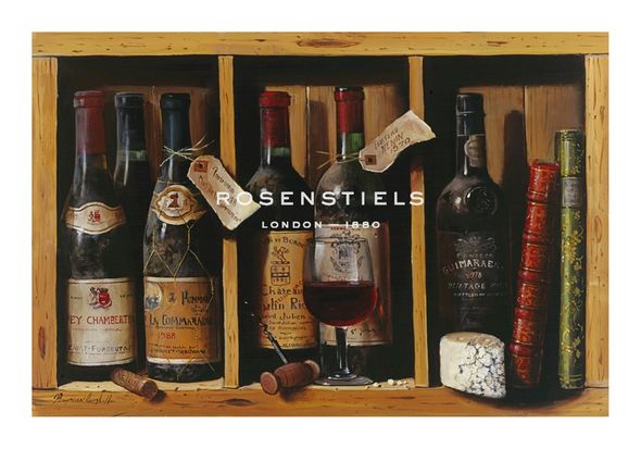Raymond Campbell Hand Numbered Limited Edition Print on Paper :"Chateau Nenin"