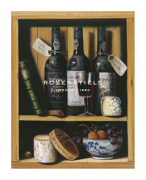 Raymond Campbell Hand Numbered Limited Edition Print on Paper :"Dow's Port, 1970 and Le Chatelain"