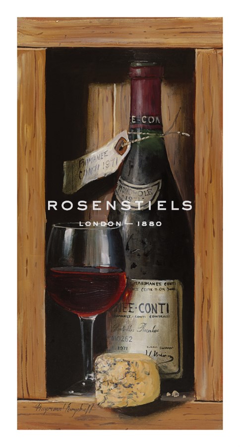 Raymond Campbell Hand Numbered Limited Edition Print on Paper :"Romanee-Conti, 1971"