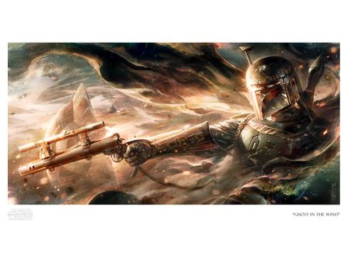 Raymond Swanland Limited Edition Star Wars Giclee:"Ghost in the Wind"