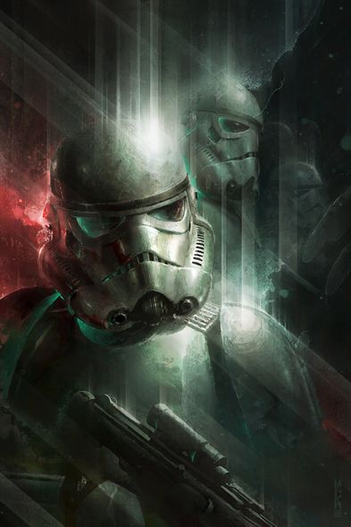 Raymond Swanland Star Wars Limited Edition Art: "Power in Numbers"