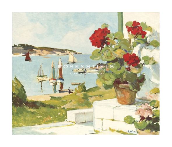 Raymond Wintz Hand Numbered Limited Edition Print on Paper :"The Geranium"