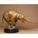 Rembrandt Bugatti Handcrafted Solid Bronze Sculpture:"Elephant Begging"
