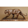 Rembrandt Bugatti Handcrafted Solid Bronze Sculpture:"Walking Panther"