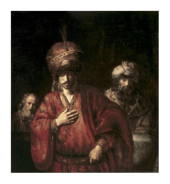 Rembrandt Van Rijn Fine Art Open Edition Gicl&eacute;e:"David and Uriah"