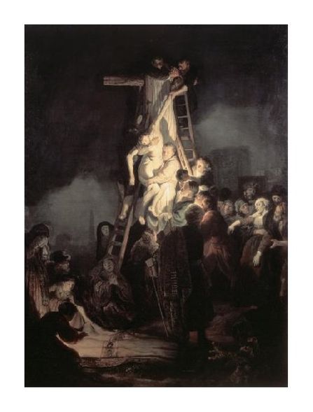 Rembrandt Van Rijn Fine Art Open Edition Gicl&eacute;e:"Descent from the Cross"