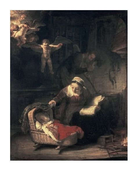 Rembrandt Van Rijn Fine Art Open Edition Gicl&eacute;e:"The Holy Family"