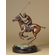 Rene Rushing Handcrafted Solid Bronze Sculpture:"Polo Player"