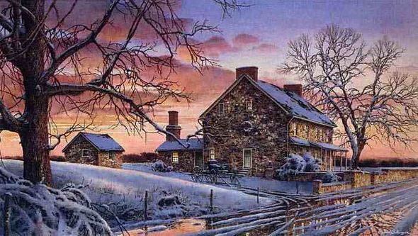 Richard Bollinger Artist Original Remarque Limited Edition Print:"Ashbridge House" | Sold Out