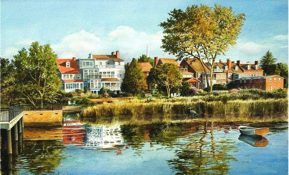 Richard Bollinger Hand Signed and Numbered Limited Edition Print: "Morning Along the Strand"