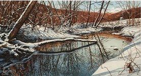 Richard Bollinger Hand Signed and Numbered Limited Edition Print: "Valley Creek "