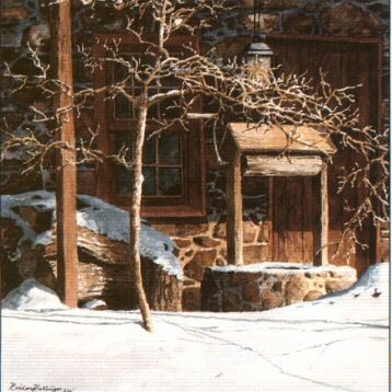 Richard Bollinger Limited Edition Print: "Settler's Well"